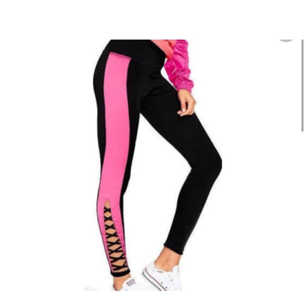 Victoria’s Secret PINK Ultimate Strappy high waist legging S